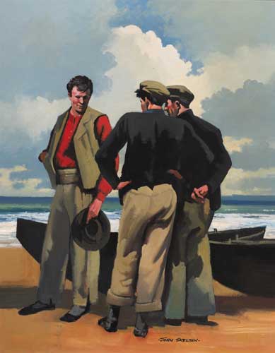 ON THE STRAND, INISHMANN, ARAN by John Skelton sold for 17,000 at Whyte's Auctions