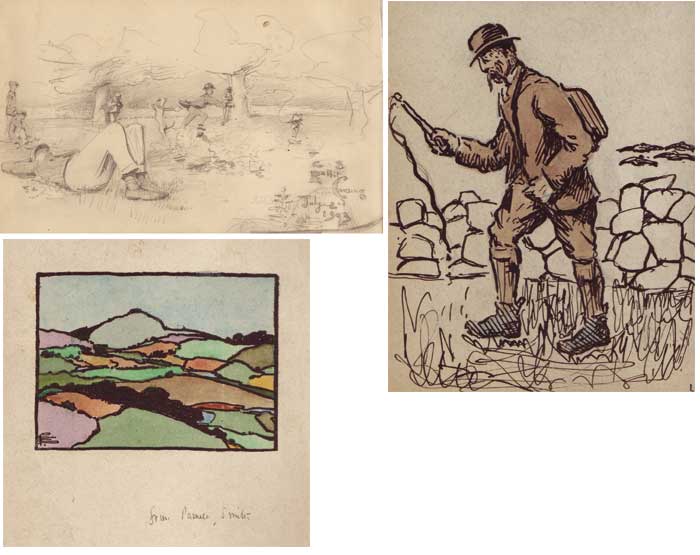 VARIOUS SKETCHES AND PHOTOGRAPHS, 1898 - 1903 by Robert Gregory sold for 5,200 at Whyte's Auctions