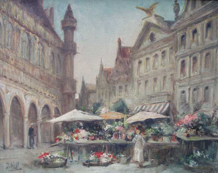 ST MARKS SQUARE, VENICE by T. Hill sold for 500 at Whyte's Auctions