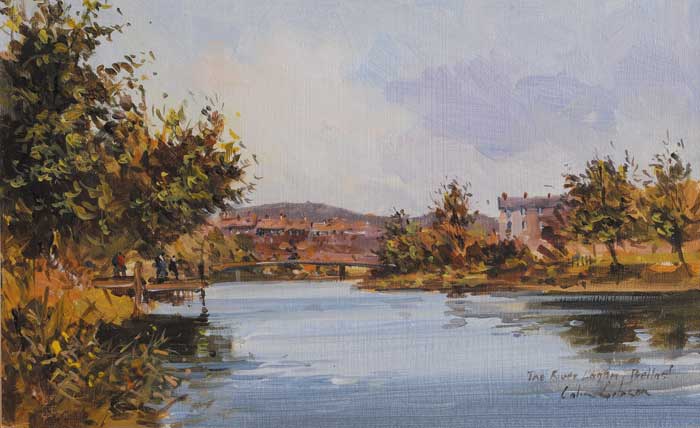 THE RIVER LAGAN, BELFAST by Colin Gibson sold for 300 at Whyte's Auctions