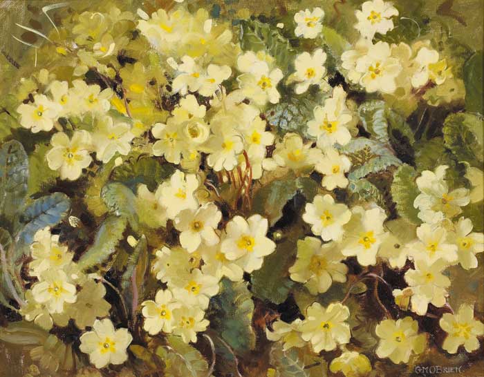 PRIMROSES by Geraldine O'Brien sold for 1,800 at Whyte's Auctions