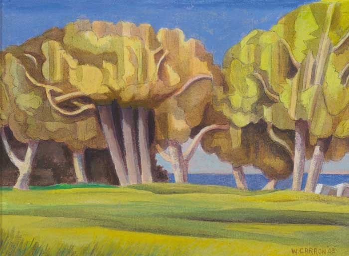 GROUP OF TREES, 2005 by William Carron sold for 700 at Whyte's Auctions
