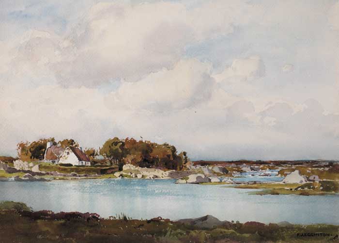 THE COTTAGE POOL, CASHLA RIVER, COUNTY GALWAY by Frank Egginton sold for 3,200 at Whyte's Auctions