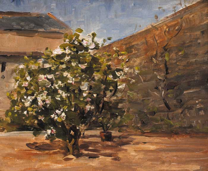 STUDY: TREE IN COURTYARD by Nathaniel Hone sold for 8,500 at Whyte's Auctions