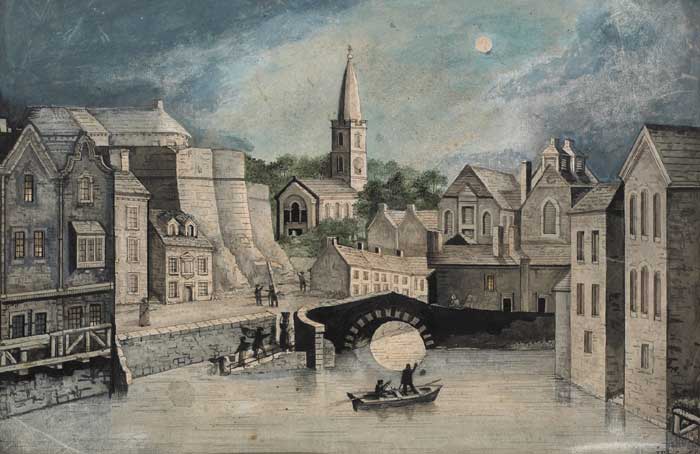 ELIZABETH FORT AND OLD SAINT FINBARR'S, CORK, 1798 (FROM THE PARAPET OF SOUTH GATE) by John Fitzgerald sold for 3,400 at Whyte's Auctions