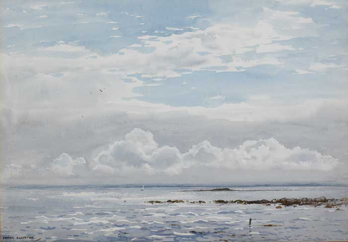STRANGFORD LOUGH FROM MOUNTSTEWART, circa 1946 by Frank Egginton sold for 3,000 at Whyte's Auctions