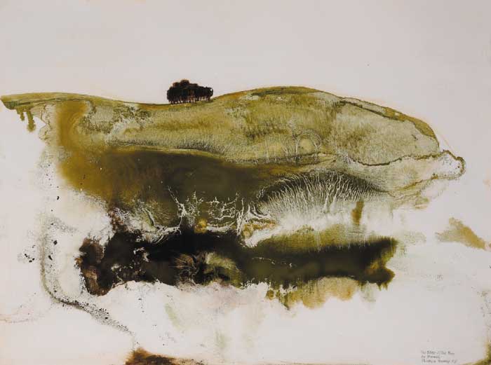 THE EDGE OF THE BOG, COUNTY MEATH, 1985 by Patrick Hickey sold for 2,200 at Whyte's Auctions