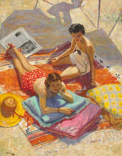 SUNBATHERS, 1936 by Sir John Lavery sold for 240,000 at Whyte's Auctions