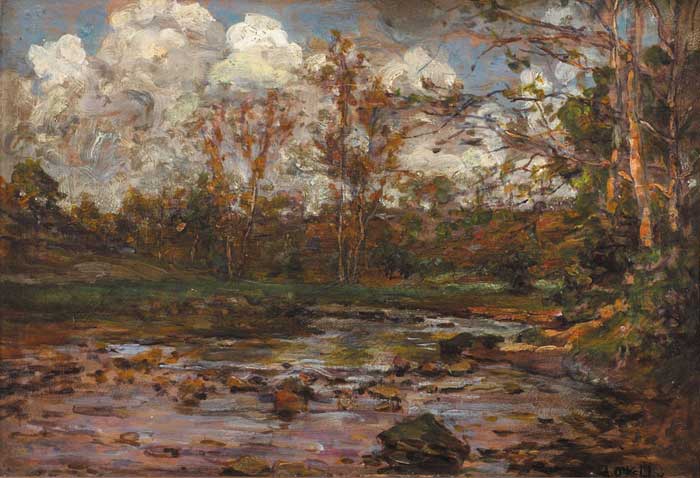 THE BROOK, MAINE, AFTER THE RAIN by Aloysius C. OKelly sold for 4,000 at Whyte's Auctions
