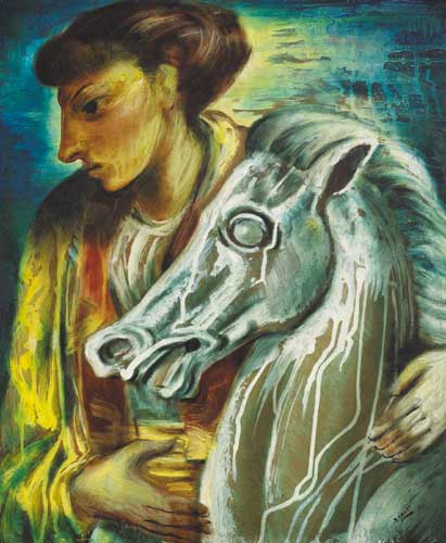 BOY AND PEGASUS by Daniel O'Neill sold for 34,000 at Whyte's Auctions