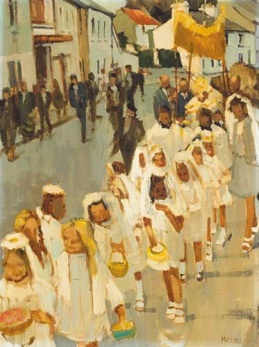 CORPUS CHRISTI, ROUNDSTONE, 1974 by Cecil Maguire sold for 25,000 at Whyte's Auctions