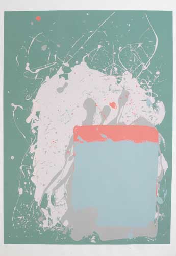NEW YORK I, 1971 by John Hoyland sold for 600 at Whyte's Auctions