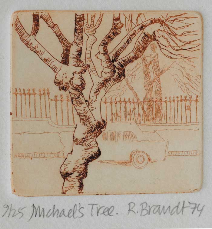 MICHAEL'S TREE, 1974 by Ruth Brandt sold for 220 at Whyte's Auctions