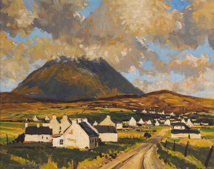 CROAGH PATRICK, COUNTY MAYO by Desmond Turner sold for 1,700 at Whyte's Auctions