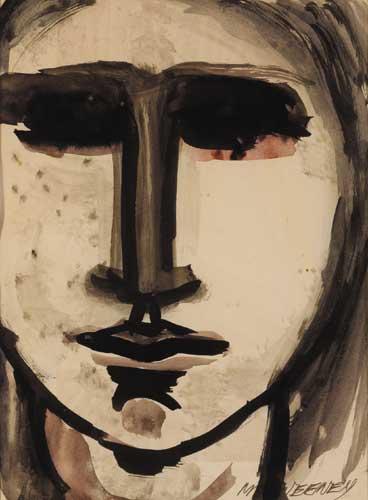 HEAD OF A GIRL by Leslie Mary MacWeeney sold for 800 at Whyte's Auctions