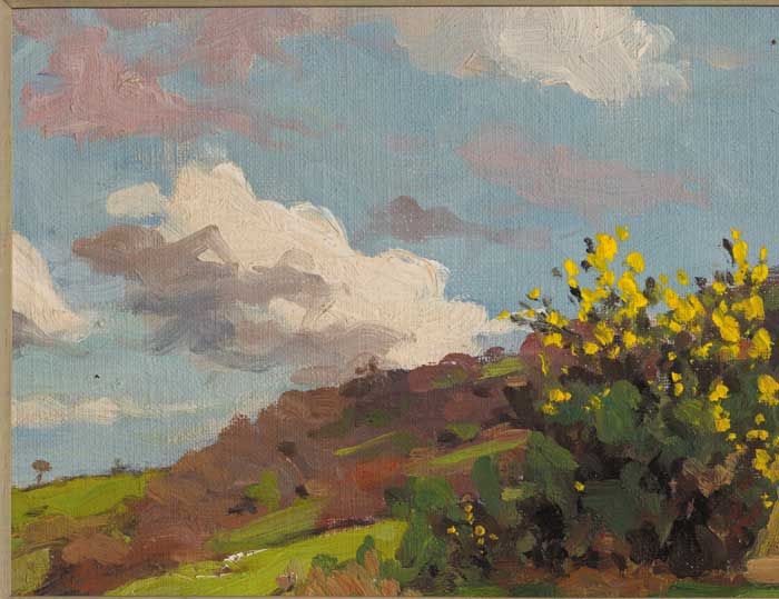 GORSE BUSHES by Michael Healy sold for 600 at Whyte's Auctions
