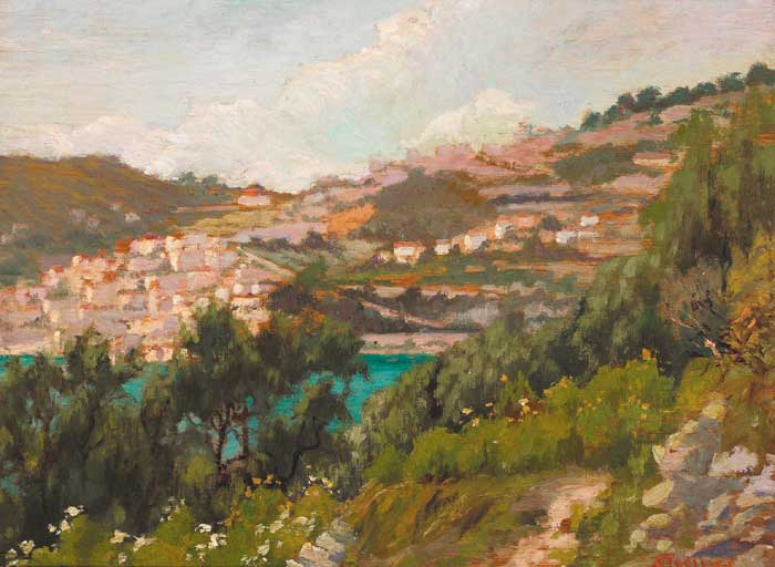 CAP FERRAT, 1924 by Alexandre Tielens sold for 800 at Whyte's Auctions