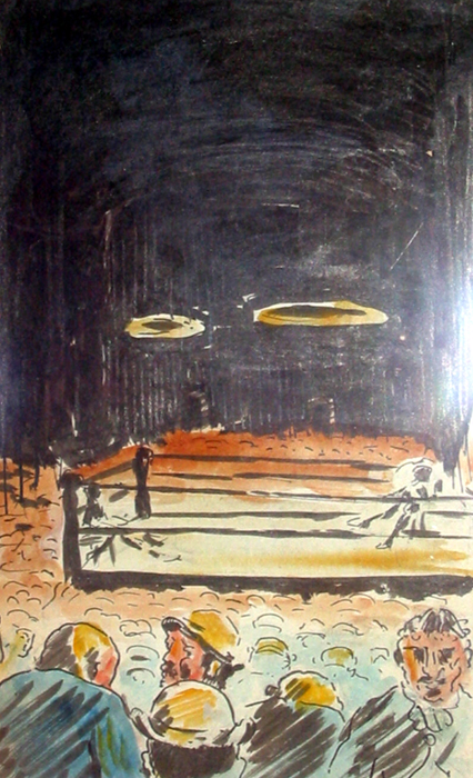 A BOXING RING by Robert Gregory sold for 1,100 at Whyte's Auctions