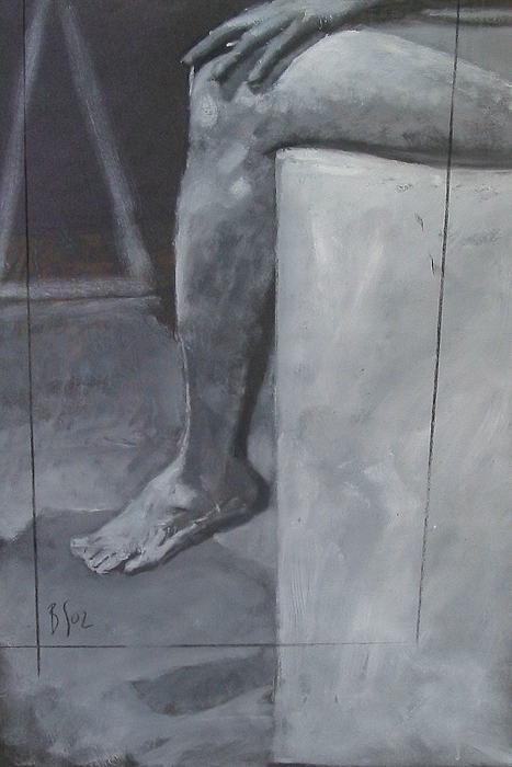 FIGURE STUDY (LEG), 2002 by Blaise Smith sold for 1,000 at Whyte's Auctions