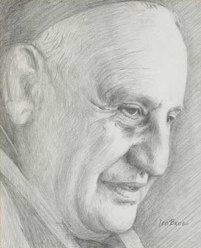 POPE JOHN XXIII by Leo Broe sold for 300 at Whyte's Auctions