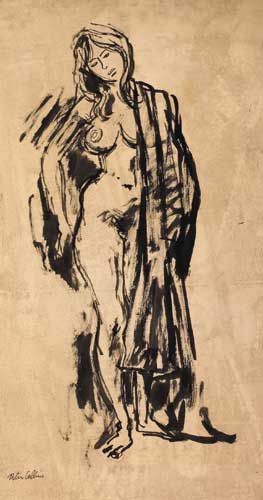 STANDING FEMALE NUDE by Peter Collins sold for 240 at Whyte's Auctions