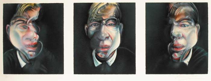 THREE STUDIES FOR A SELF PORTRAIT, 1979 by Francis Bacon sold for 20,000 at Whyte's Auctions