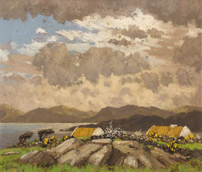 WEST OF IRELAND COTTAGES by Mabel Young sold for 6,200 at Whyte's Auctions