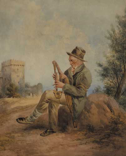 THE BLARNEY PIPER by John Claude Bosanquet sold for 2,000 at Whyte's Auctions