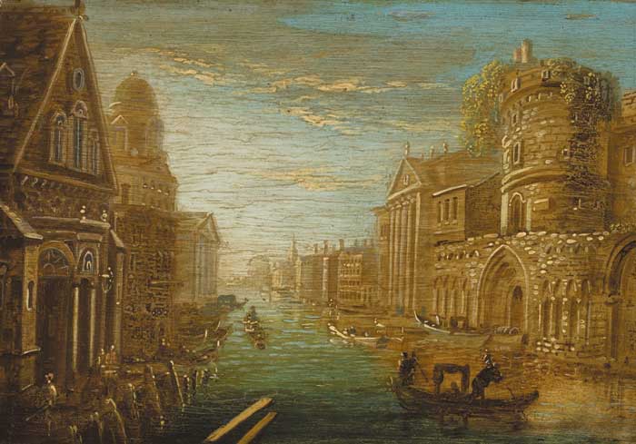CANAL SCENE IN VENICE by William Sadler II sold for 2,000 at Whyte's Auctions