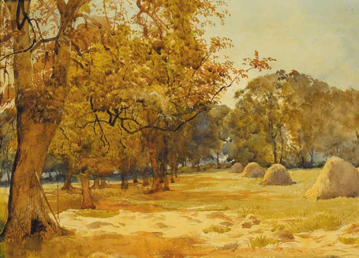 THE HAYFIELD by Helen Colvill sold for 900 at Whyte's Auctions