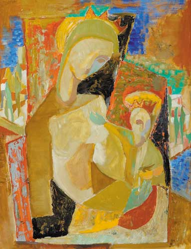 MADONNA AND CHILD by Father Jack P. Hanlon sold for 5,800 at Whyte's Auctions