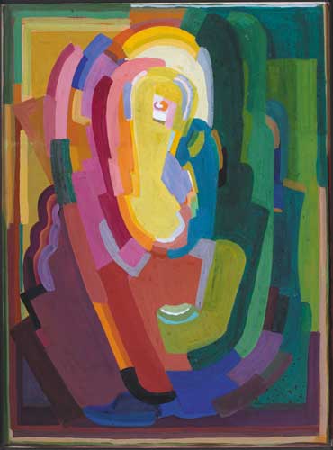 CUBIST COMPOSITION by Evie Hone sold for 22,000 at Whyte's Auctions