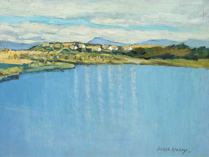 ACHILL VILLAGE by Grace Henry sold for 12,500 at Whyte's Auctions