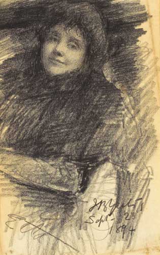 HENRIETTA PAGET, NE FARR by John Butler Yeats sold for 6,500 at Whyte's Auctions