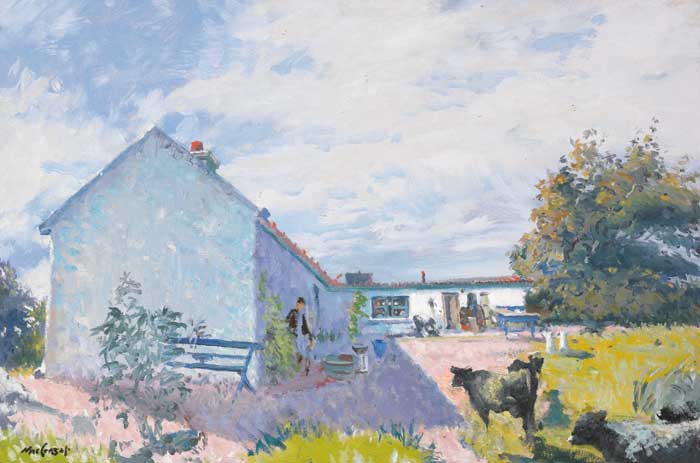 COTTAGE AT FAUL, CONNEMARA by Maurice MacGonigal sold for 12,000 at Whyte's Auctions