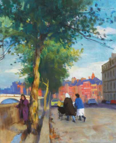 QUAYSIDE by Gerald J. Bruen sold for 8,200 at Whyte's Auctions