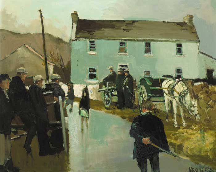 KILMURVEY, ARAN, 1970 by Cecil Maguire sold for 14,500 at Whyte's Auctions