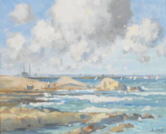 TOWARDS DUN LAOGHAIRE by David Hone sold for 2,400 at Whyte's Auctions
