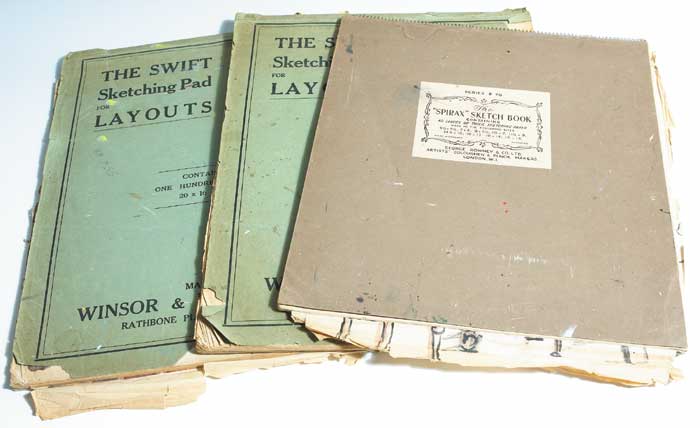 THREE SKETCHBOOKS, circa 1936 by Sylvia Cooke-Collis sold for 950 at Whyte's Auctions