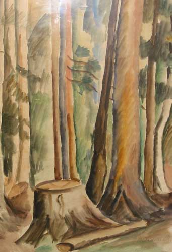 IN A KASHMIR FOREST, 1939 by Moila Powell sold for 90 at Whyte's Auctions