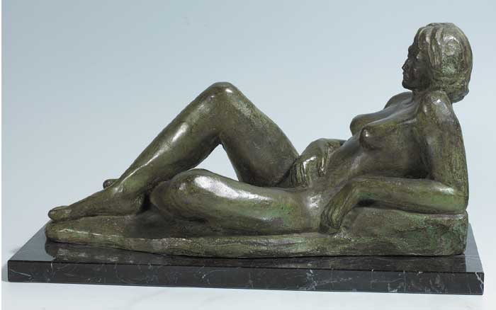 RECLINING NUDE by Cynthia Moran Killeavy sold for 1,160 at Whyte's Auctions