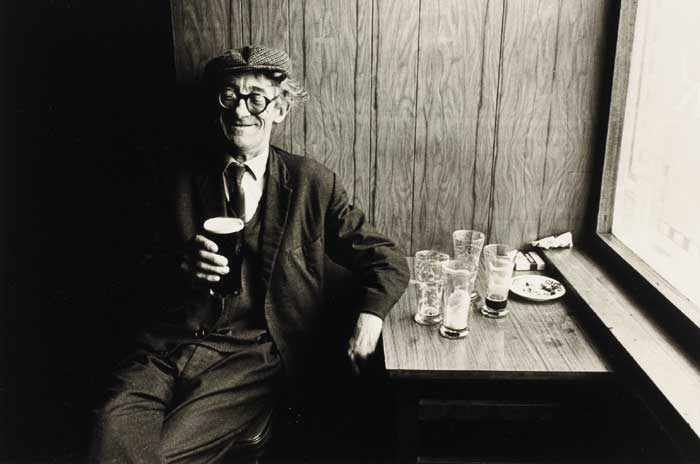 A HAPPY MAN, DRUMKEERIN, COUNTY LEITRIM, 1973 by Jill Freedman sold for 800 at Whyte's Auctions
