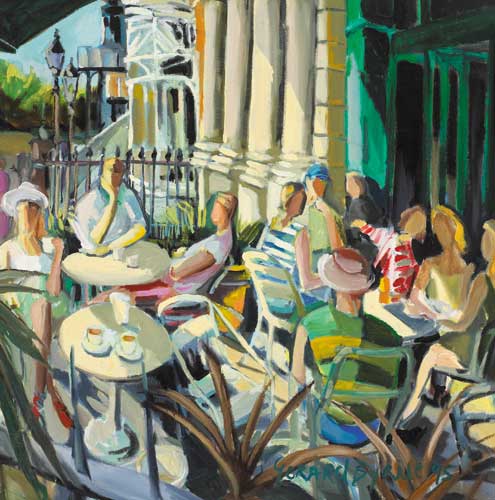 CAFE EN SEINE, DAWSON STREET, 1995 by Gerard Byrne sold for 2,000 at Whyte's Auctions