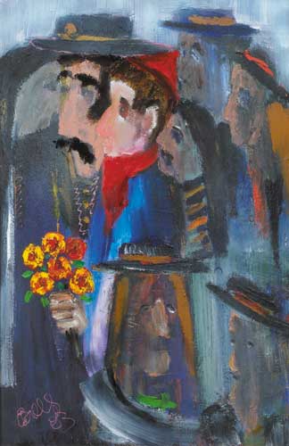 FLOWERS FOR JON JON, 2003 by Bill Griffin sold for 750 at Whyte's Auctions