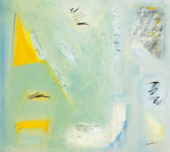 UNTITLED (YELLOW SAILBOATS), 1988 by Mike Fitzharris sold for 2,600 at Whyte's Auctions