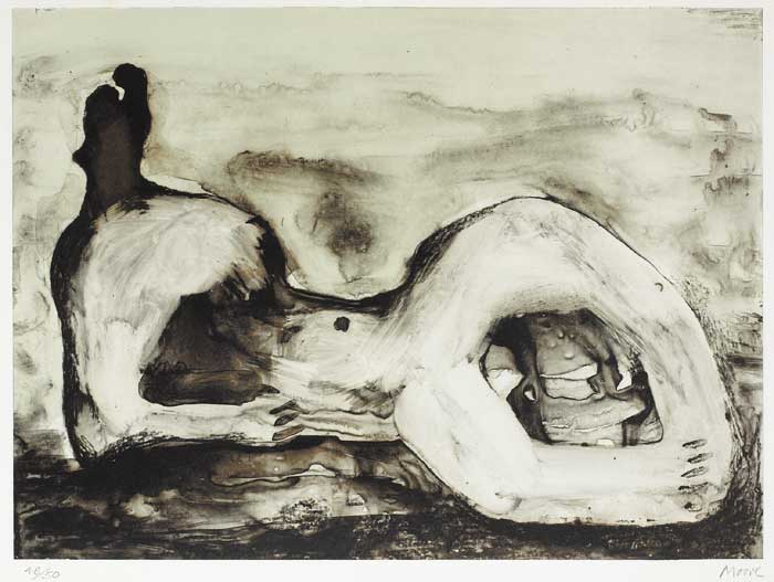 RECLINING FIGURE by Henry Moore OM CH FBA (British, 1898-1986) at Whyte's Auctions