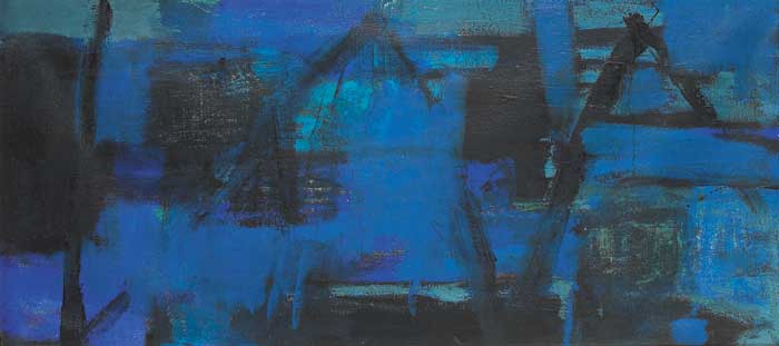 NIGHT HARBOUR, 1958 by Trevor Bell sold for 17,000 at Whyte's Auctions