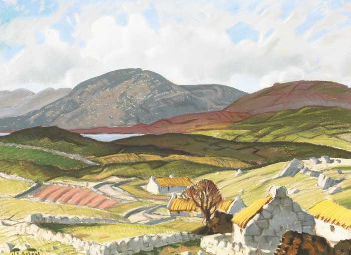 CONNEMARA LANDSCAPE by Harry Epworth Allen RBA (1894-1958) at Whyte's Auctions