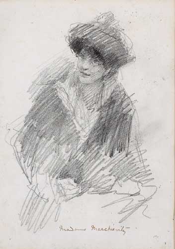 PORTRAIT OF COUNTESS MARKIEVICZ by John Butler Yeats sold for 15,000 at Whyte's Auctions