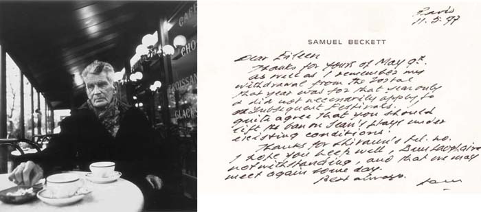 LETTERS TO EILEEN O'CASEY, 1969-89 by Samuel Beckett sold for 7,500 at Whyte's Auctions